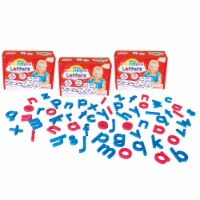 Junior Learning 1.6  Magnetic Rainbow Letters Red/Blue 62 Per Pack 3 Packs (JRL196-3)