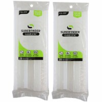 FPC FPRDT2010-2 Surebonder Full Clear Hot Glue Stick - 20 Per Pack - Pack of 2