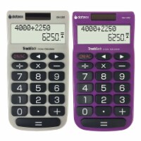 Teledex Inc Datexx DTXDH2202-2 12-Digit Trackback Handheld Calculator 2/Pack