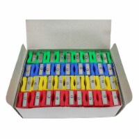 CLI Charles Leonard Plastic Pencil Sharpener One Hole Assorted Colors Pack of 144