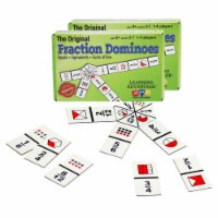 Learning Advantage The Original Fraction Dominoes Math Grade 3-7 CRE4080-2