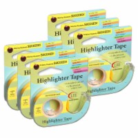 Bible Safe Gel Highlighters, Fluorescent Colors - Yellow, Orange, Pink,  Blue, Green, Purple, 6 Highlighters - King Soopers