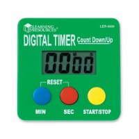 Learning Resources LER4339-2 Digital Timer Count Down & Up - 2 Each