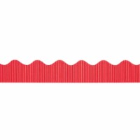 Pacon PAC37036-6 2.25 in. x 50 ft. Bordette Decorative Border, Flame Red - 6 Roll
