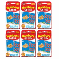 Trend Enterprises Challenge Cards Numbers Go Fish Matching Game Grade PK-1 T-24005-6