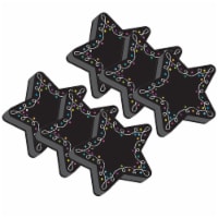 Ashley Productions Dry Erase Magnetic Whiteboard Erasers Star Chalk Pack of 6 (ASH09989-6)