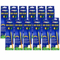Dixon Prang Duo Colored Pencils Assorted Colors 12/Bundle 12 Bundles (DIX22106-12)