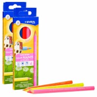 Dixon Lyra Color Giant Colored Pencils Neon Colors 6/Bundle 2 Bundles (DIX3941063-2)