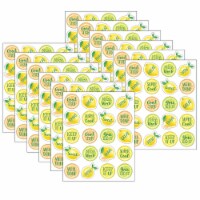 Teacher Created Resources Lemon Zest Stickers 120/Pack 12 Packs (TCR8484-12)