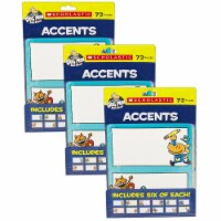 Dog Man Accents, 72 Per Pack, 3 Packs