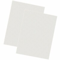Dixon Ticonderoga PAC2862-2 Grid Ruled Drawing Paper&#44; White - 500 Sheets - 2 per Pack
