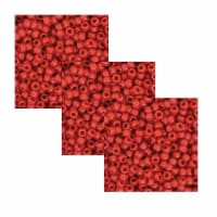 Creativity Street Pony Beads Red Grade K+ 1000 Per Pack 3 Packs (PACAC355206-3)