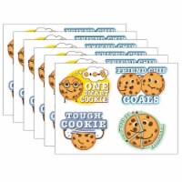 Eureka Jumbo Scented Stickers Chocolate Chip Cookie 12/Pack 6 Packs (EU-628008-6)