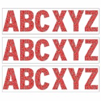 Eureka 7  Deco Letters Red Bandana 129 Per Pack 3 Packs (EU-850009-3)