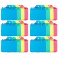 C-Line 3  x 5  Spiral Bound Index Card Notebook with Index Tabs Ruled Assorted Colors Pack
