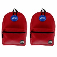 Basic Backpack 16  Burgundy, Pack of 2