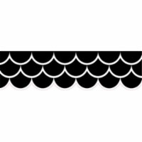 Creative Teaching Press CTP10674-3 Black Scallops EZ Border - Pack of 3
