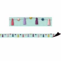 Teacher Created Resources TCR77568-2 Oh Happy Day Pom-Poms & Tassels Magnetic Border - Pack o