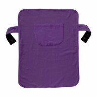 Silverts Eggplant / Black Reuseable Wheelchair Blanket