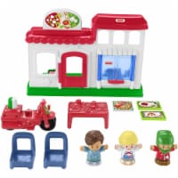 Fisher-Price Little People We Deliver Pizza Place Pizza Kitchen Playset w/ Push-Along Vehicle