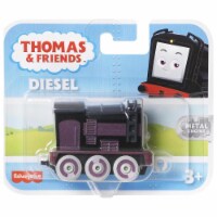 Thomas & Friends Fisher-Price Diesel die-cast Push-Along Toy Train Engine for Preschool Kids Perspective: Main