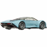 Hotwheels HCJ92 McLaren Speedtail Blue Metallic with Black Top Exotic Envy Series Diecast Mod