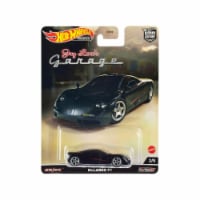 Hotwheels HCK08 McLaren F1 Black with Red Stripes Jay Lenos Garage Diecast Model Car Perspective: Main