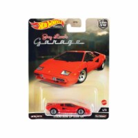 Hotwheels HCK09 Lamborghini Countach LP 5000 QV Jay Lenos Garage Diecast Model Car, Red