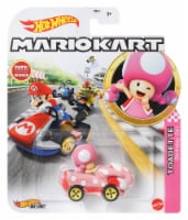 Mattel® Hot Wheels® Mario Kart™ Toadette Birthday Girl Toy Vehicle Perspective: Main