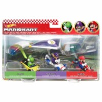 Mattel MTTHDB37 Hot Wheels Super Mario Character Car Toys, Assorted Style - Pack of 3 - 2 Pie