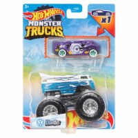 Hot Wheels Monster Trucks 1:64 Scale DragBus, Includes Hot Wheels Die Cast Car Perspective: Main