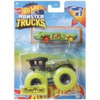 Hot Wheels Monster Trucks 1:64 Scale Invader Black/Red, Includes Hot Wheels  Die Cast Car, 1 - Smith's Food and Drug