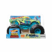 Hot Wheels Monster Trucks Torque Terror - 1:24 Scale Oversized [Green/Turquoise] Perspective: Main