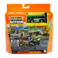 Mattel Matchbox Action Drivers Bus Station Playset Perspective: Main