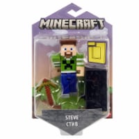 Minecraft Creeper Shirt Steve 3.25 Inch Figure Perspective: Main