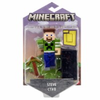 Minecraft Creeper Shirt Steve 3.25 Inch Figure Perspective: Main