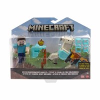 Mattel Minecraft Steve and Armored Horse Figures