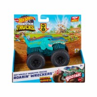Mattel Hot Wheels® Monster Trucks Roarin Wreckers Mega Wrex Vehicle Perspective: Main