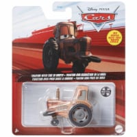 Disney Pixar Cars 1:55 Scale Die-cast Tractor With Tire in Mouth Perspective: Main