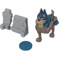 Fisher-Price DC League of Super-Pets Disk Launch Ace, figure set with dog and accessories Perspective: Main