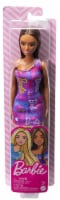 Mattel Barbie® Dolls Wearing Barbie® Logo Print Dress Doll Perspective: Main