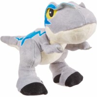 Mattel® Jurassic World Small Sound Velociraptor Plush - Blue Perspective: Main
