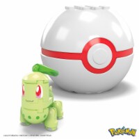 MegaConstrux™ Pokemon Chikorita Poke Ball Building Set