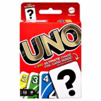 Mattel MTTHJH89 UNO Ultimate Foil Card, Assorted Color - 12 Piece