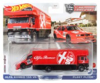 Hot Wheels Alfa Romeo 155 V6 Ti Fleet Flyer, Team Transport #53