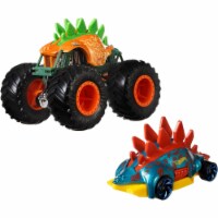 Hot Wheels Monster Trucks 1:64 Scale MOTOSAURUS, Includes Hot Wheels Die Cast Car Perspective: Main