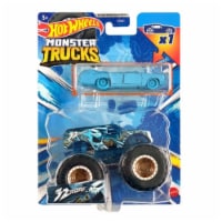 Hot Wheels Monster Trucks 1:64 Scale Invader Black/Red, Includes Hot Wheels  Die Cast Car, 1 - Smith's Food and Drug