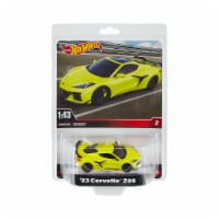 Mattel® Hot Wheels® Premium 1:43 Scale '23 Corvette® Z06 Toy Car Perspective: Main