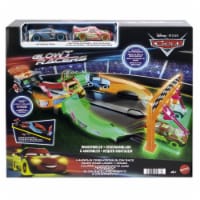 Mattel Disney Pixar and Cars Glow Racers Launch 'N' Criss-Cross Track Playset Perspective: Main