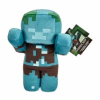 Mattel Minecraft Drowned Zombie Plush Figure Perspective: Main